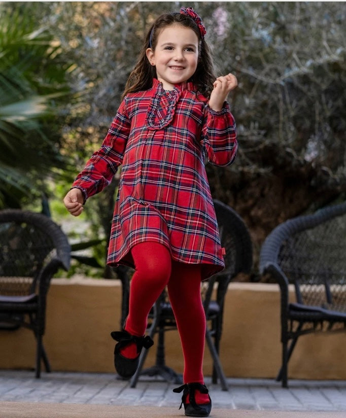 Tutto Piccolo Red Tartan Dress Set – ChiLin Kids