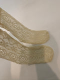 Double Side Vintage Lace Socks - Yellow