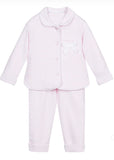 Tutto Piccolo - Striped Pale Pink Striped Pyjamas for Girls