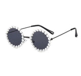 Round Pearls Sunglasses