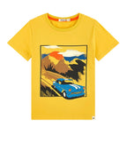 Car T-Shirt by Billyandit - Yellow graphic t-shirt for little boys