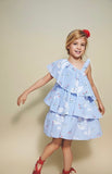 Giannie Dress by Newness Couture - One shoulder ruffle dress for little girls 