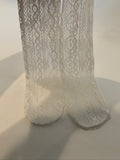 Double Side Vintage Lace Socks - White