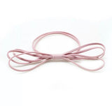 Fancy hair ruffle for little girls - Elastic hair tie - pink