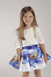 Blue Twill Skirt