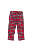 Tutto Piccolo - Plaid Pants Red