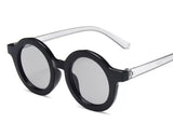 Retro Roundie - Stylish round sunglasses for little kids - Black