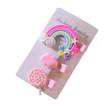 Rainbow Hair Clip - Unique and cute character hair clips - Lovely pastel candy colors