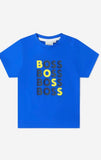 Hugo Boss blue graphic logo